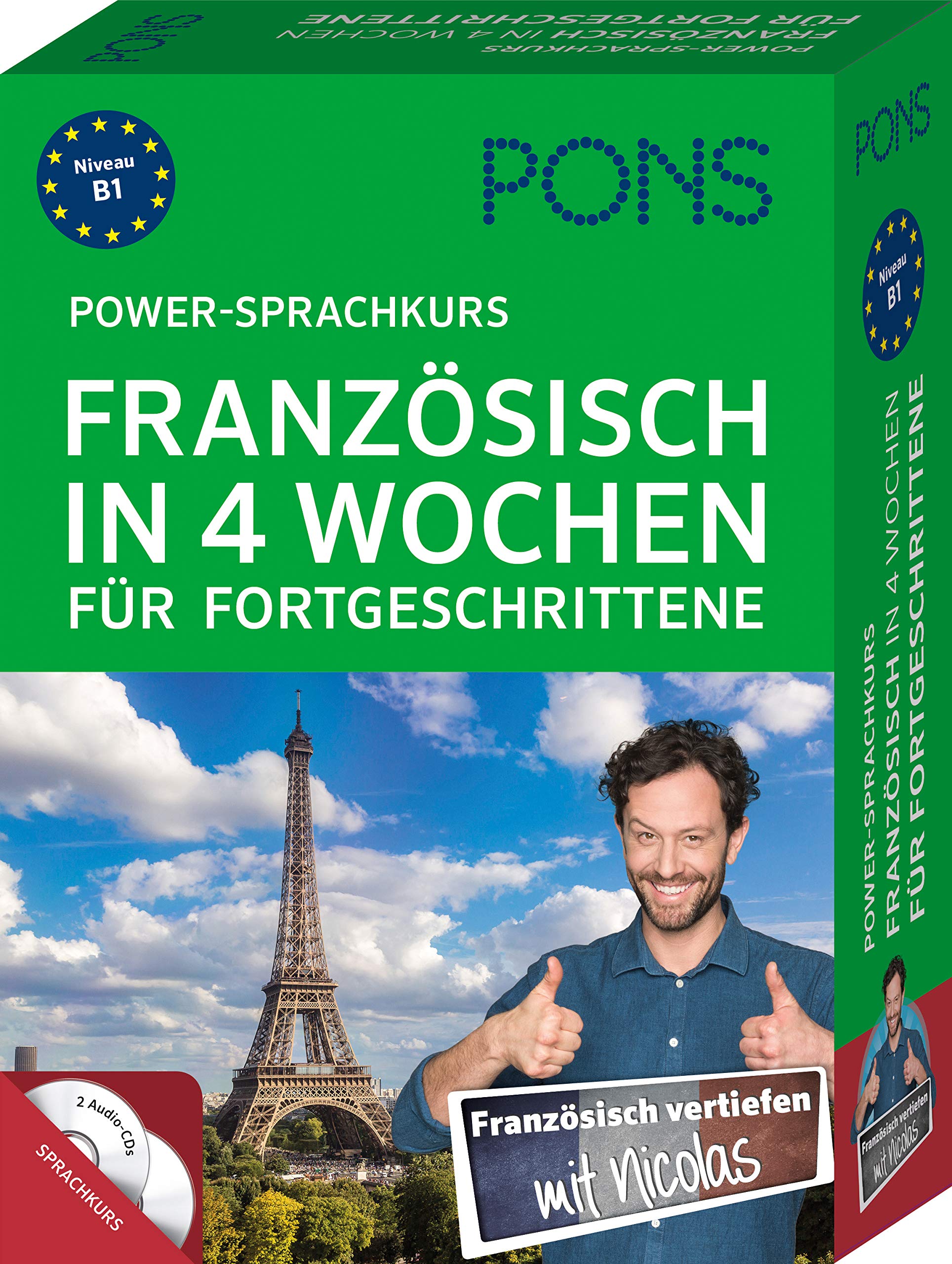 PONS Power-Sprachkurs Französisch in 4 Wochen für Fortgeschrittene: Der Intensivkurs mit Buch, CDs und Online-Tests Foreign Languages ​​& Dictionaries