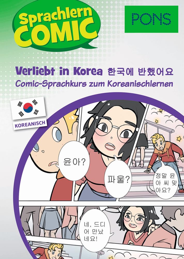 PONS Sprachlern-Comic Koreanisch - Verliebt in Korea Foreign Languages ​​& Dictionaries