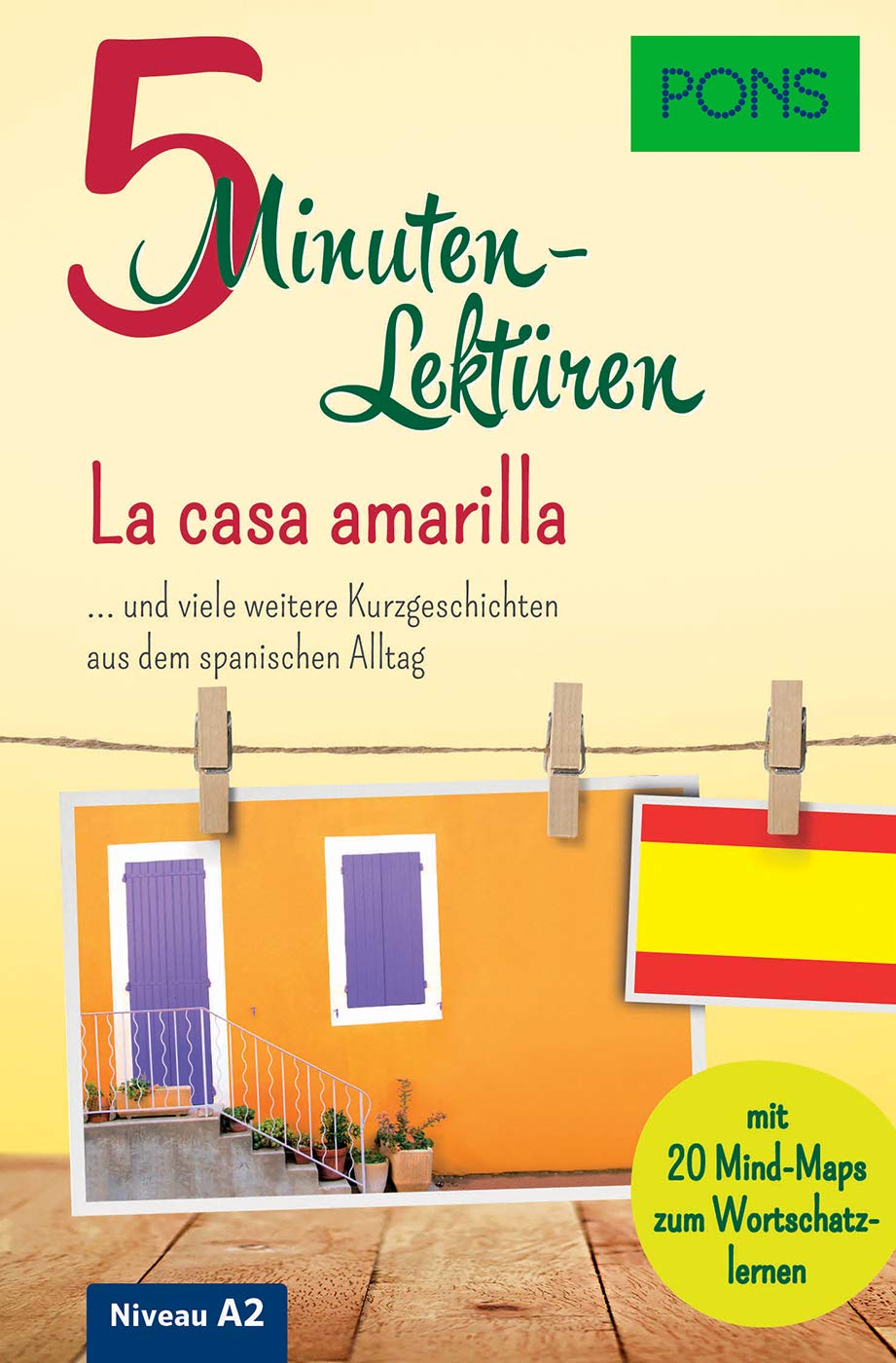 PONS 5-Minuten-Lektüren Spanisch A2 - La casa amarilla Foreign Languages ​​& Dictionaries