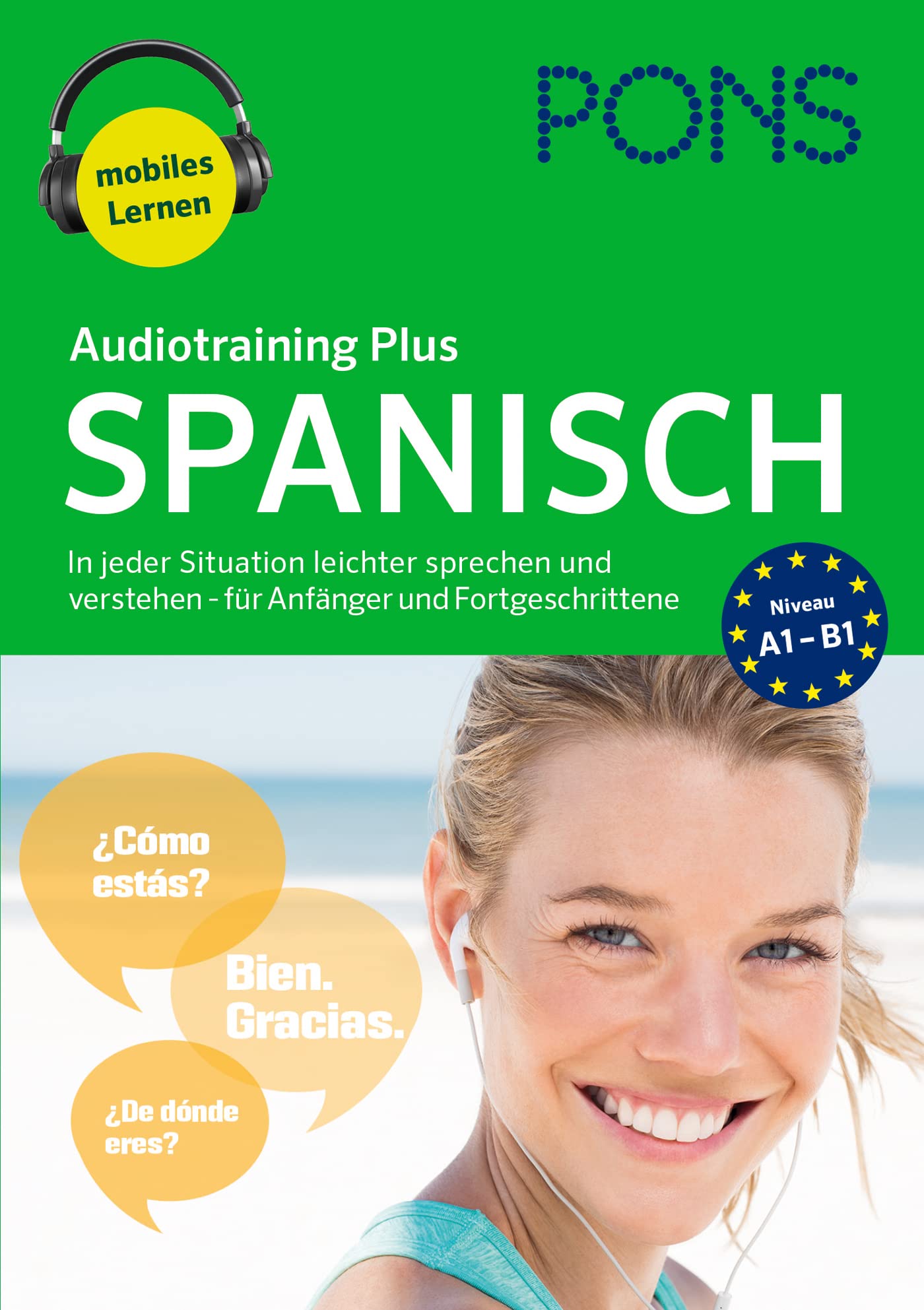 PONS Audiotraining Plus Spanisch: Für Anfänger und Fortgeschrittene mit 2 MP3-CDs Foreign Languages ​​& Dictionaries