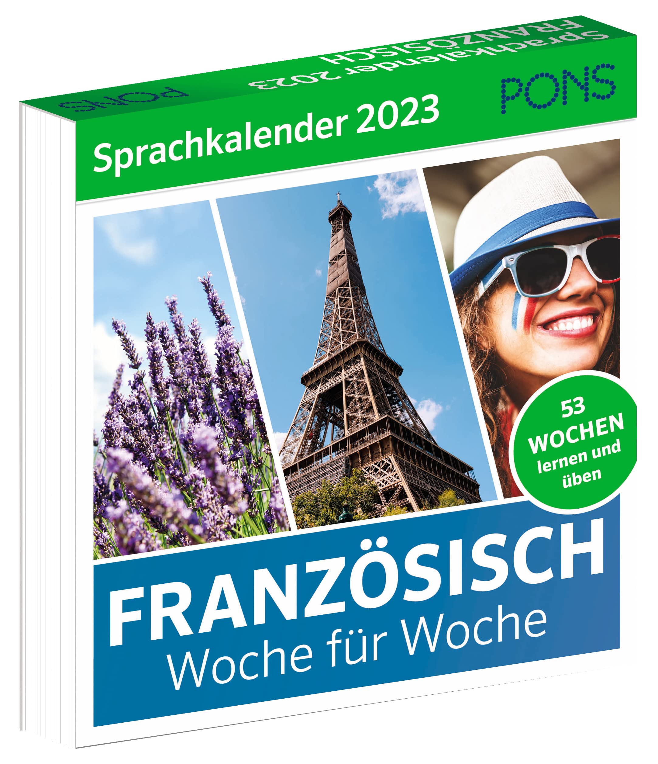 PONS Sprachkalender Französisch 2023: Woche für Woche book