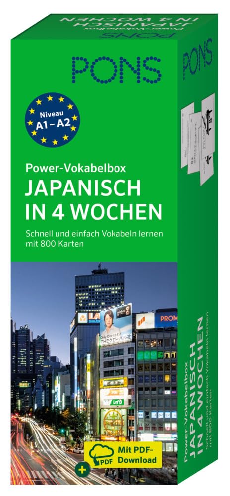 Product Image: PONS Power-Vokabelbox Japanisch in 4 Wochen