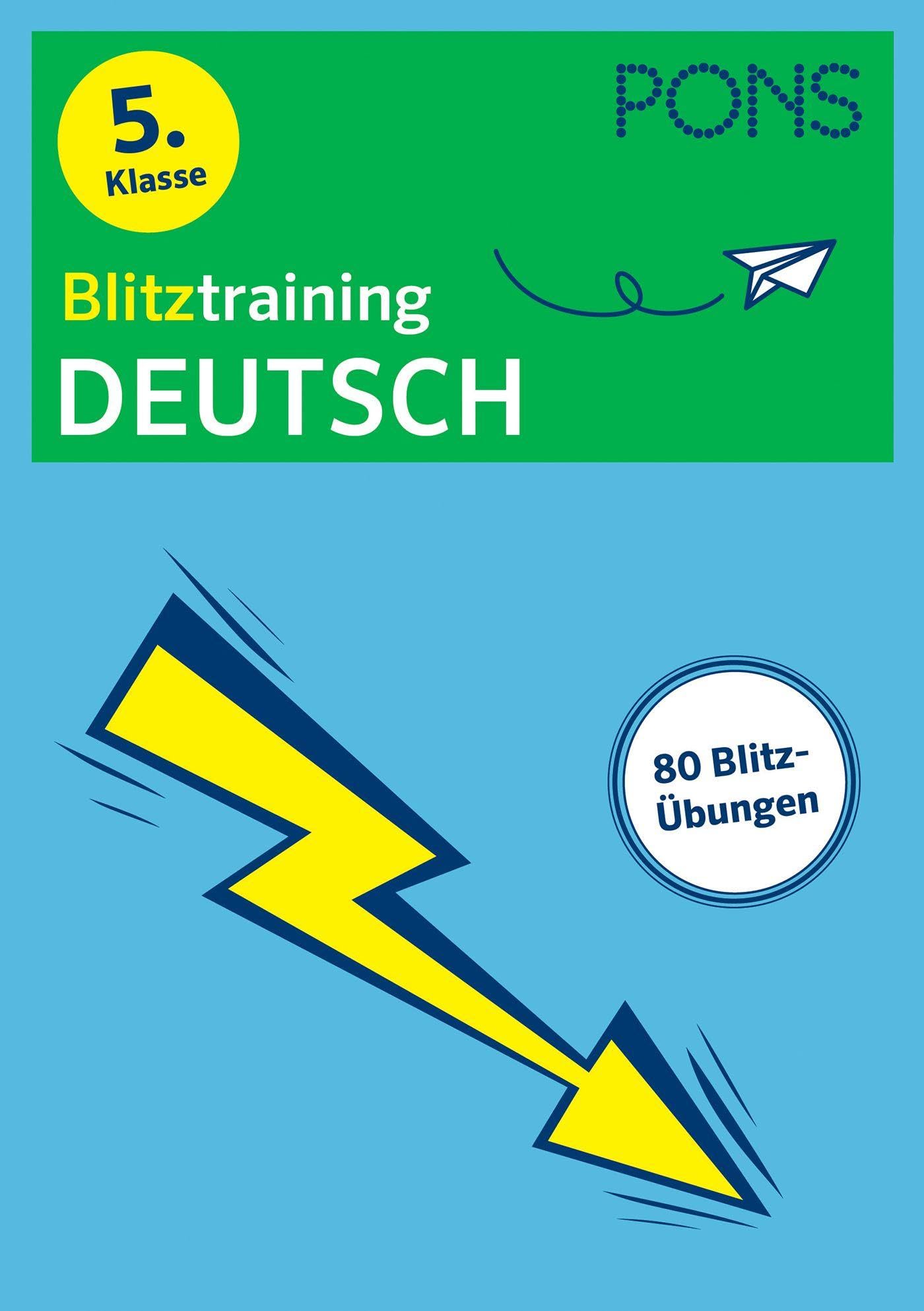 PONS Blitztraining Deutsch 5. Klasse Study Guides