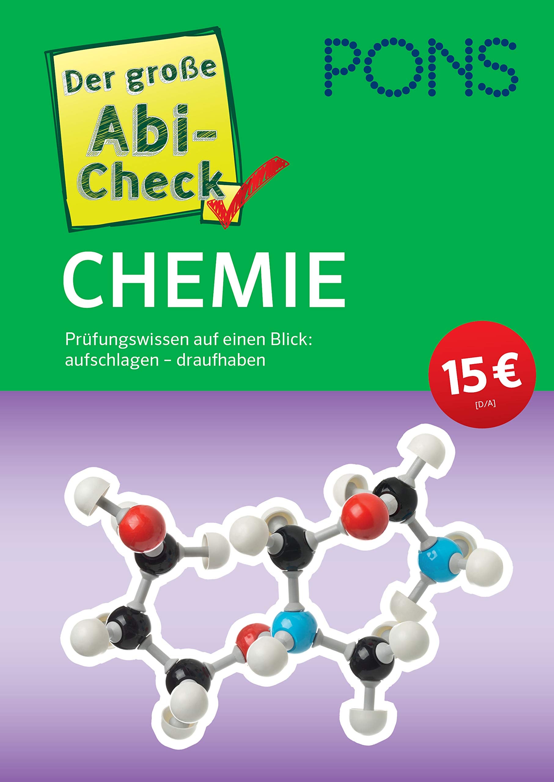PONS Der große Abi-Check Chemie: Prüfungswissen auf einen Blick (PONS Abi-Check) Study Guides