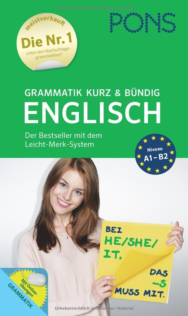 PONS Grammatik kurz & bündig Englisch Foreign Languages ​​& Dictionaries