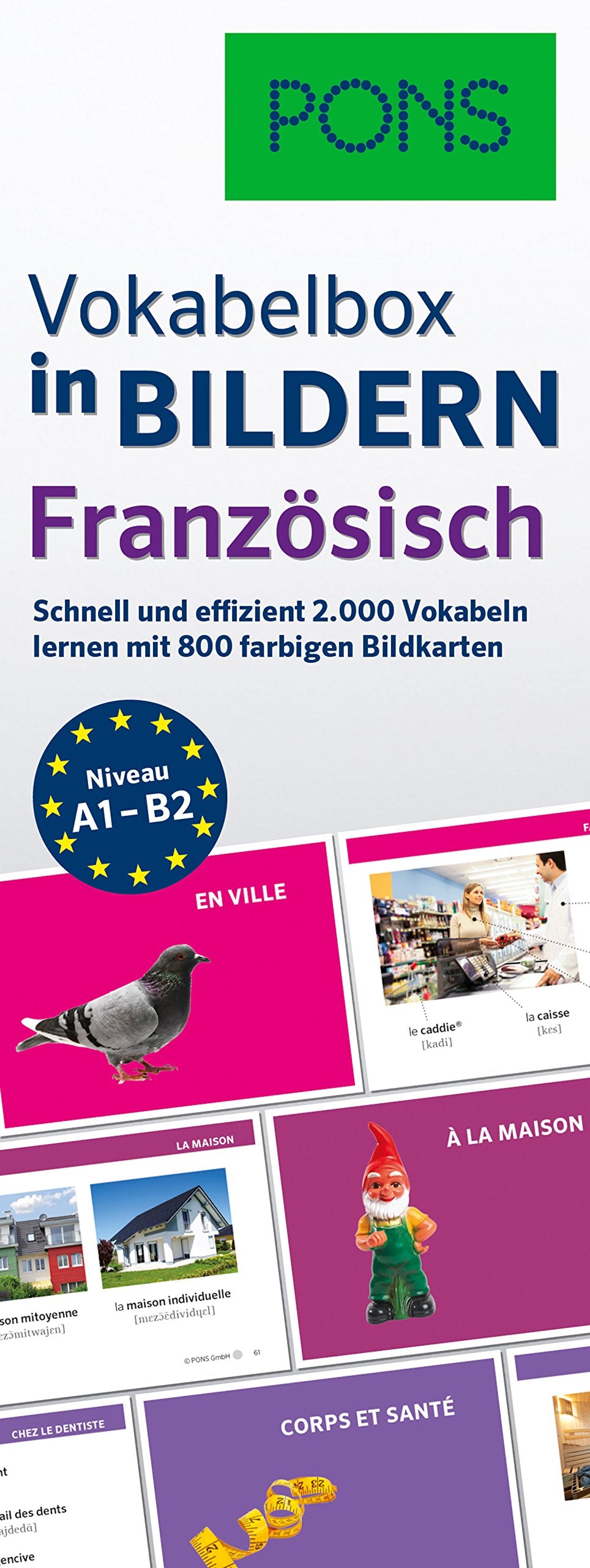 PONS Vokabelbox in Bildern Französisch Foreign Languages ​​& Dictionaries