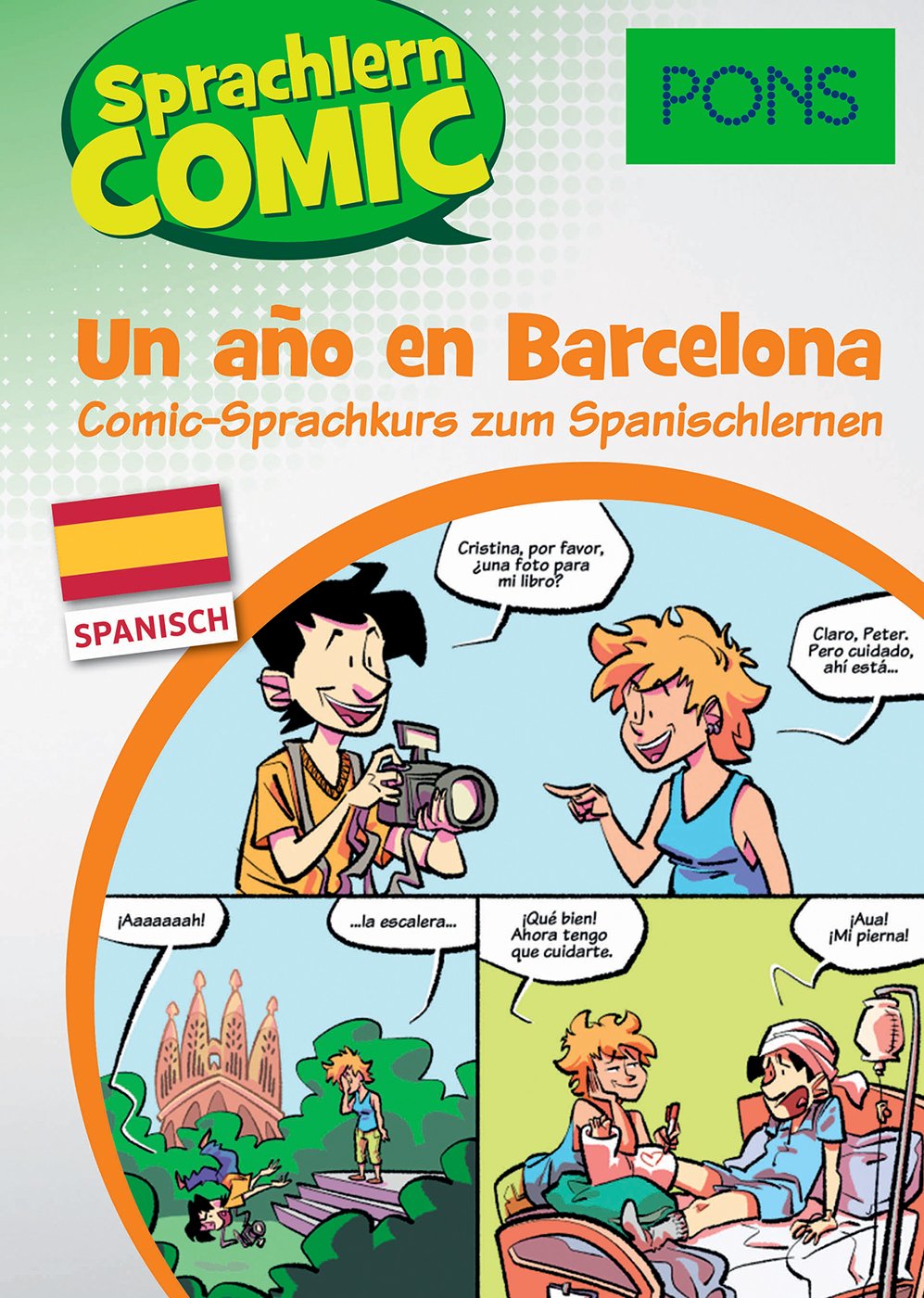 PONS Sprachlern-Comic Spanisch - Un ano en Barcelona Foreign Languages ​​& Dictionaries