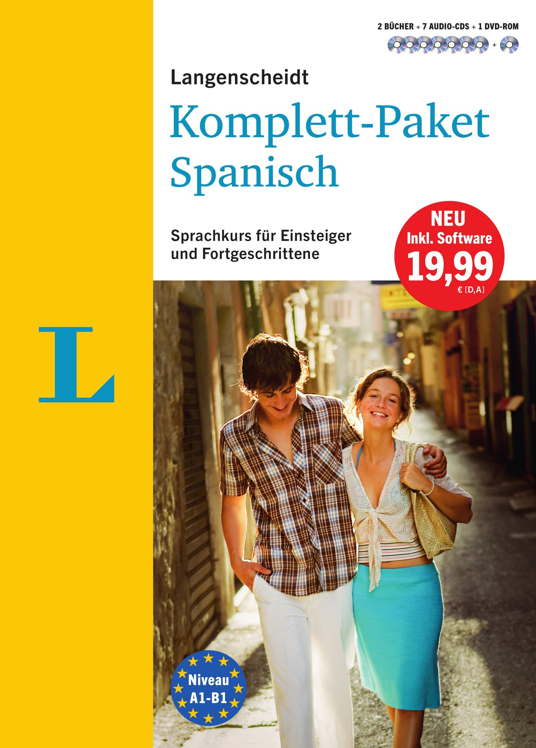 Langenscheidt Komplett-Paket Spanisch - Sprachkurs mit 2 Büchern, 7 Audio-CDs, 1 DVD-ROM, MP3-Download General education