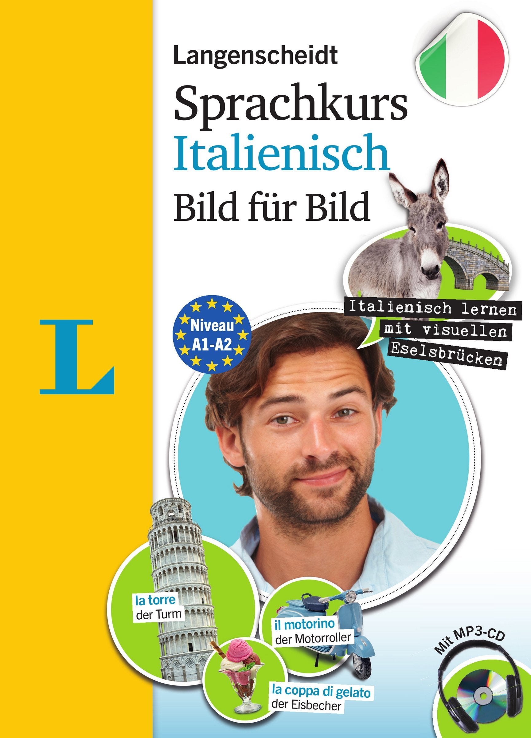 Langenscheidt Sprachkurs Italienisch Bild für Bild - Der visuelle Kurs für den leichten Einstieg mit Buch und einer MP3-CD Foreign Languages ​​& Dictionaries