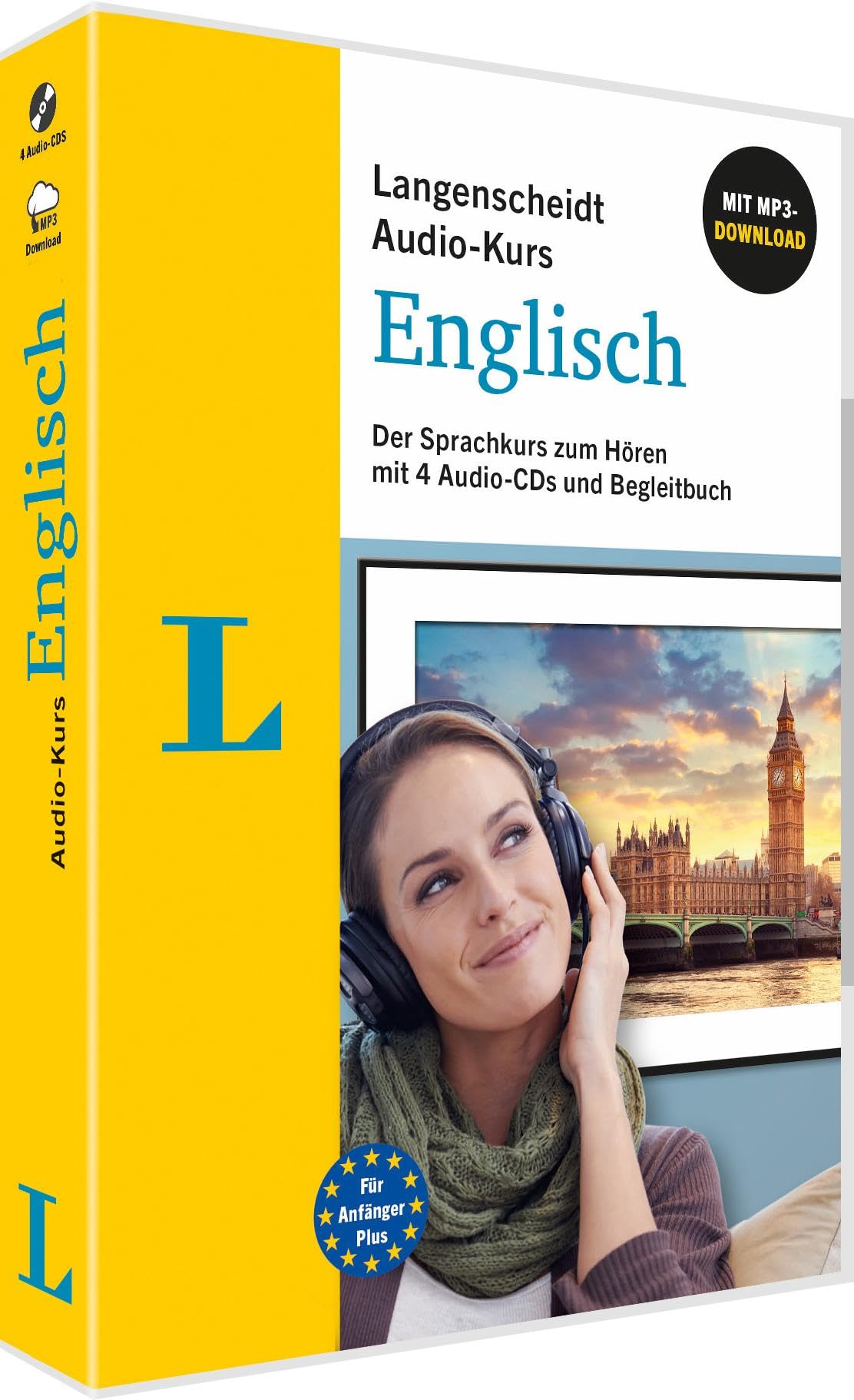 Langenscheidt Audio-Kurs Englisch: Der Sprachkurs zum Hören mit 4 Audio-CDs, MP3-Download und Begleitbuch Foreign Languages ​​& Dictionaries