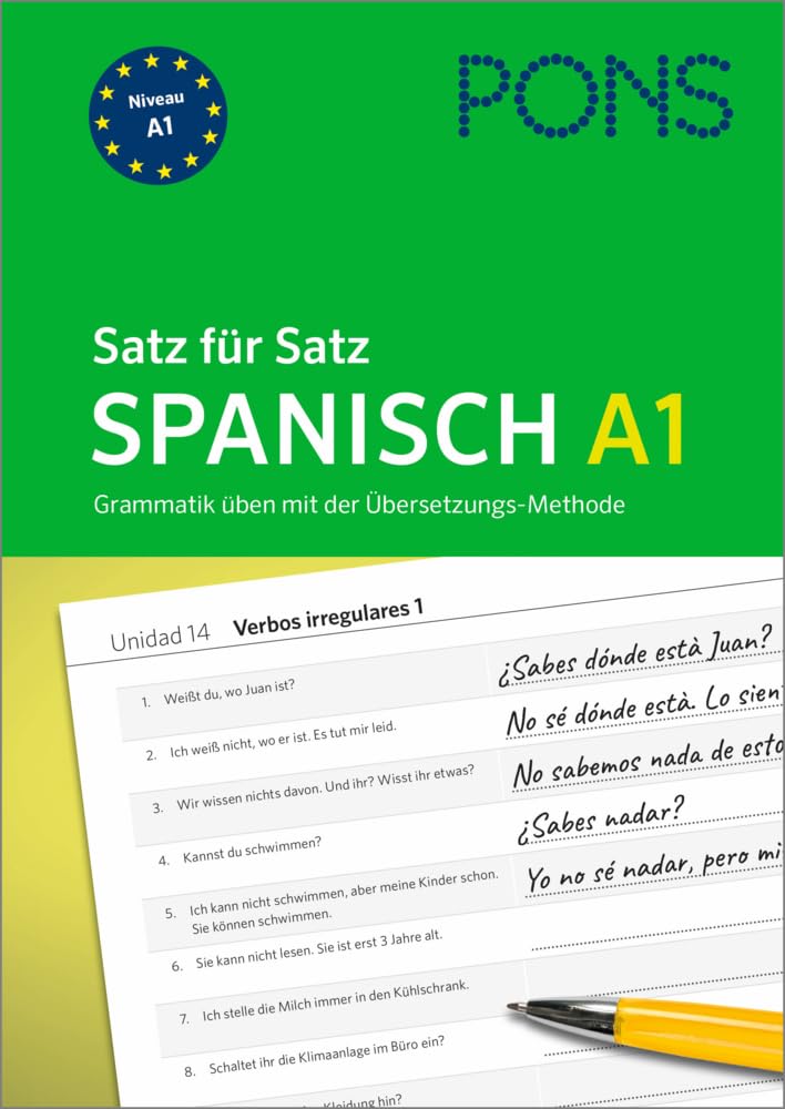 PONS Satz für Satz Spanisch A1 Foreign Languages ​​& Dictionaries