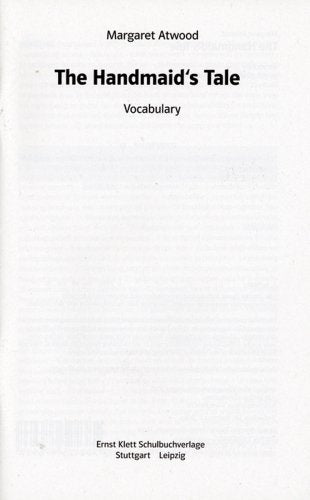 Product Image: The Handmaid's Tale, Vocabulary