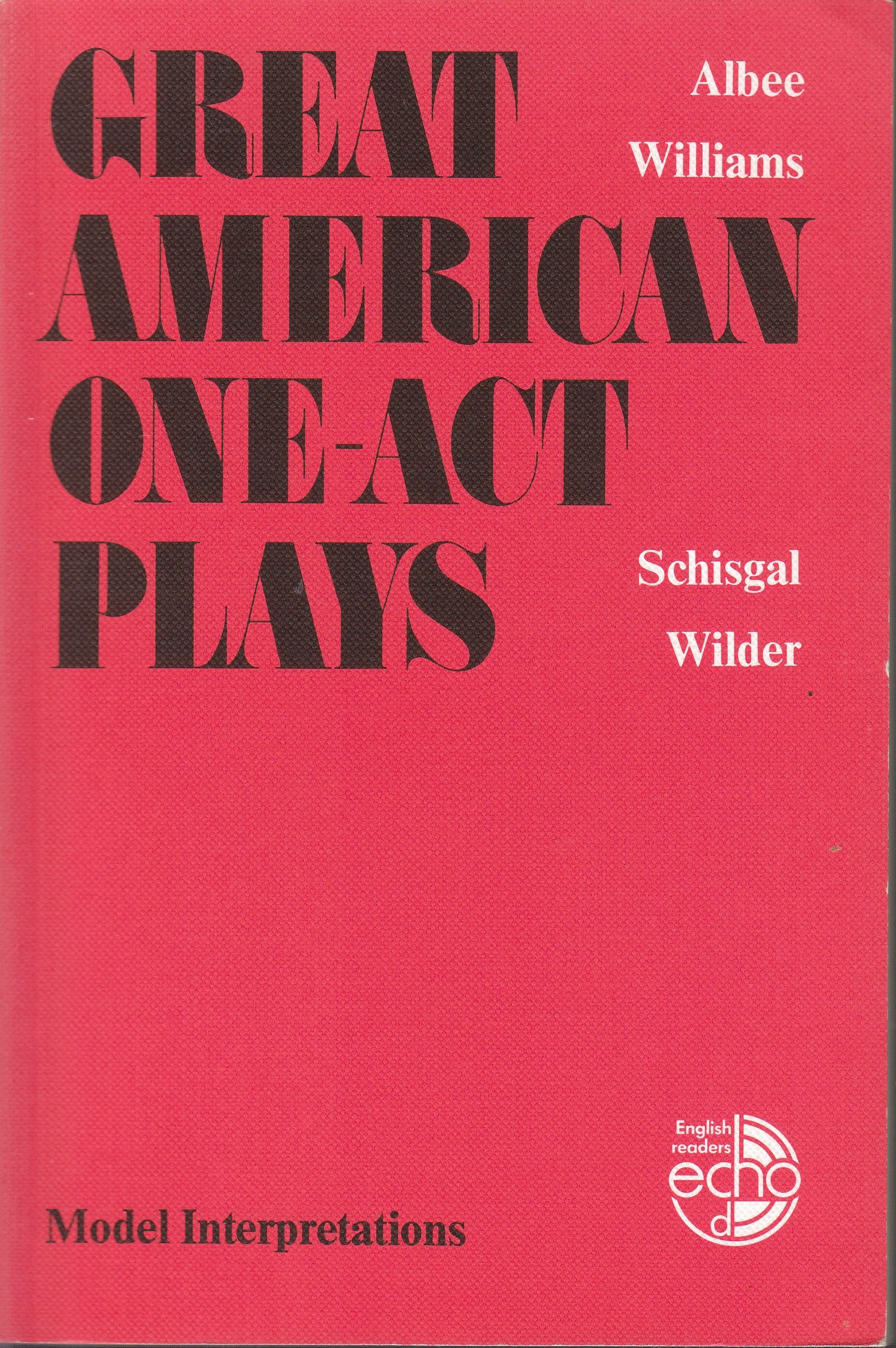 Great American One-act Plays: Model interpretations (Klett English Editions) Education & Training