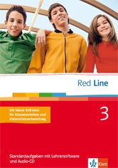 Red Line. Unterrichtswerk für Realschulen / Schülerbuch 7. Schuljahr Hardcover: Standartaufgaben mit Lehrersoftware und Audio-CD Study Guides