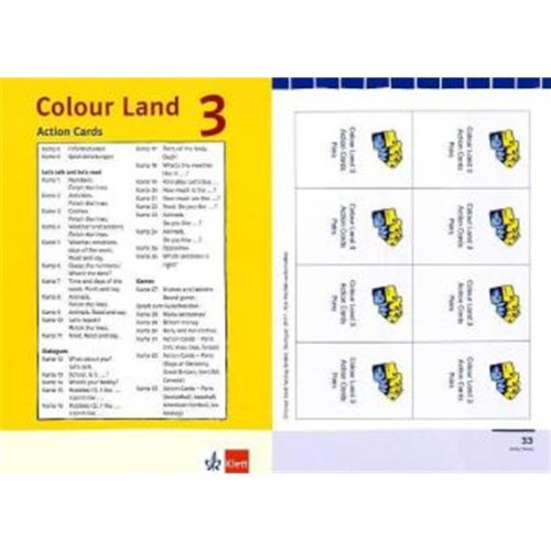 Colour Land - Ausgabe für Baden-Württemberg. Action Cards für das 3. Schuljahr book