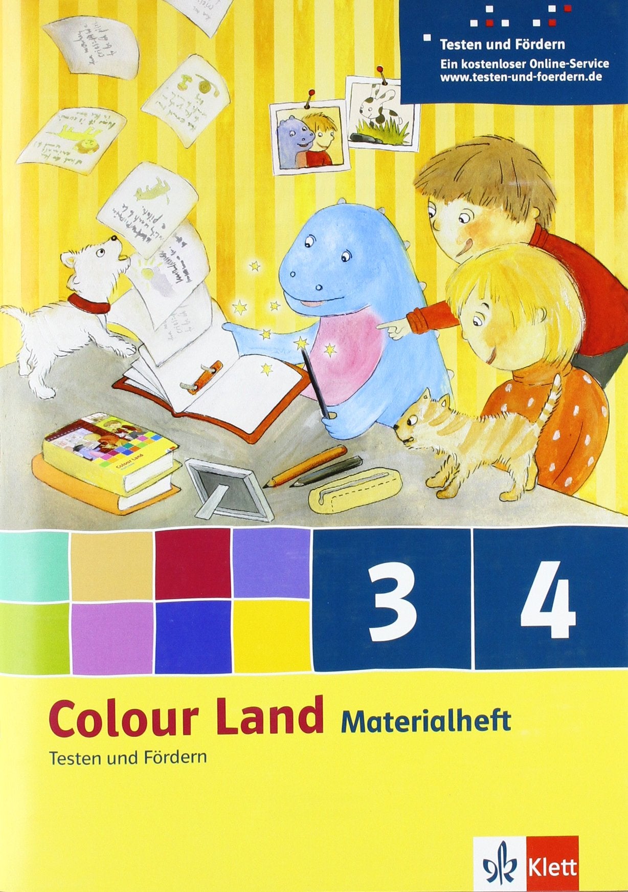 Colour Land ab Klasse 3. Ausgabe 2013. Das Materialheft Testen und Fördern 3. und  4. Schuljahr Foreign Languages ​​& Dictionaries