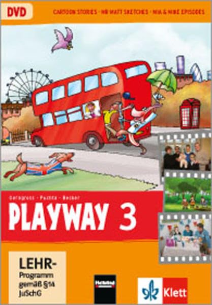 Playway 3. Ab Klasse 1. Ausgabe Hamburg, Nordrhein-Westfalen, Rheinland-Pfalz, Baden-Württemberg und Brandenburg: DVD Klasse 3 Movies