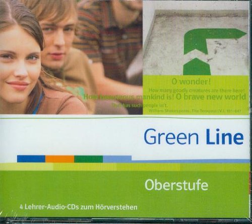 Green Line Oberstufe - 4 Lehrer-Audio-CDs zum Hörverstehen (Gymnasium, Klasse 11/12 G8, Klasse 12/13 G9) Books