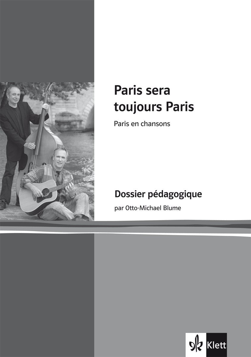 Paris en Chanson, Livret pedagogique Learning & Reference