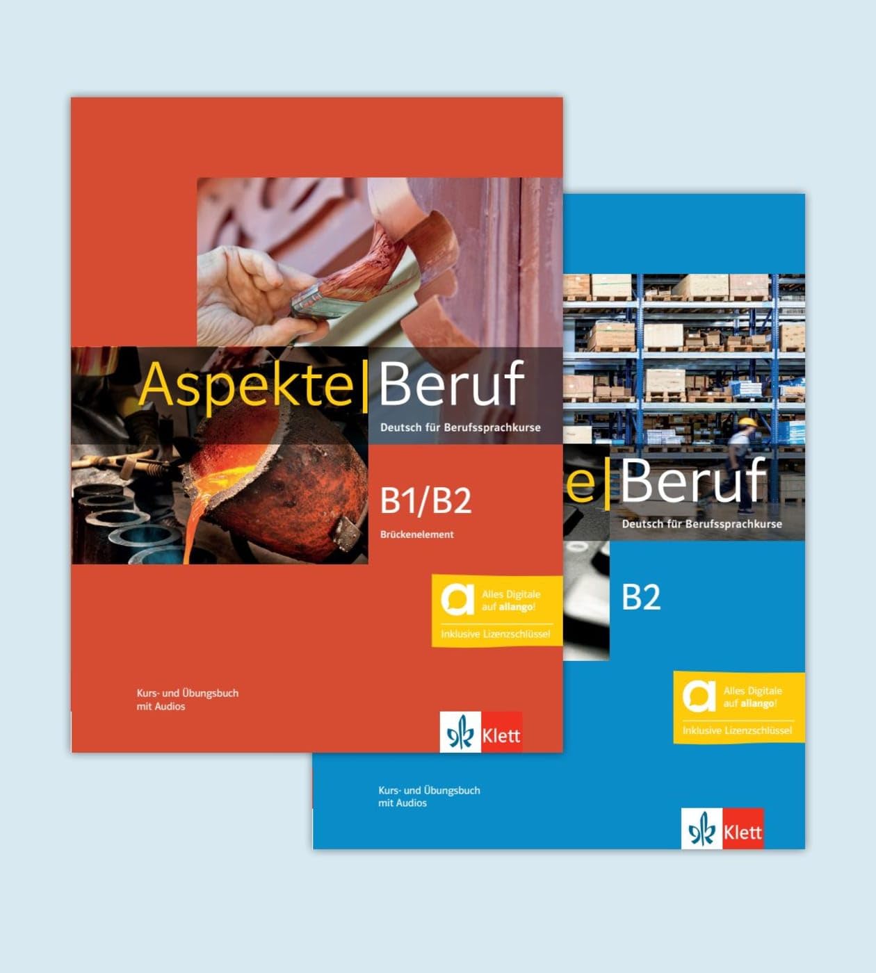 Aspekte Beruf B1/B2 Brückenelement und B2 - Hybride Ausgabe allango Foreign Languages ​​& Dictionaries