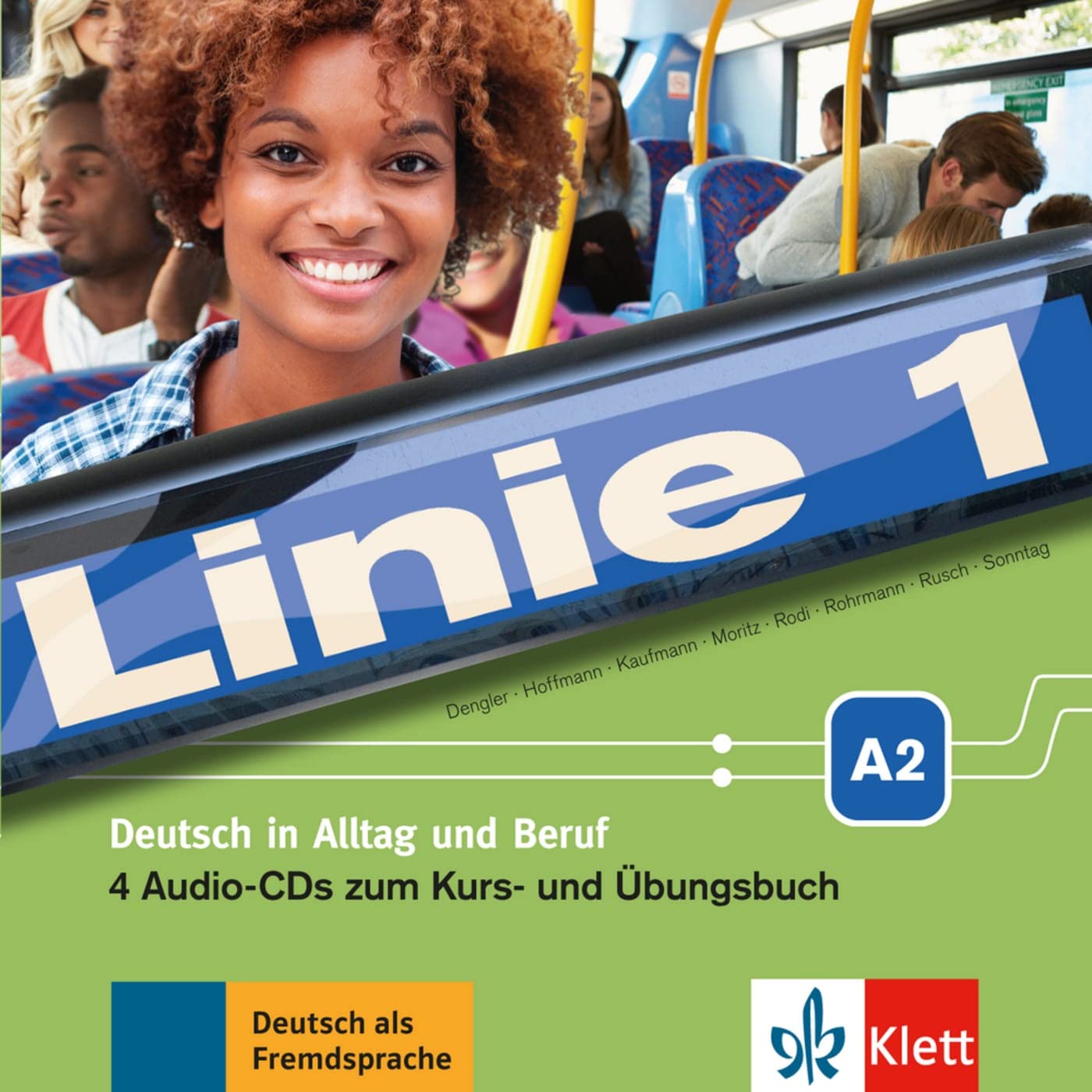 Linie 1 A2. 4 Audio-CDs zum Kurs- und Übungsbuch Foreign Languages ​​& Dictionaries