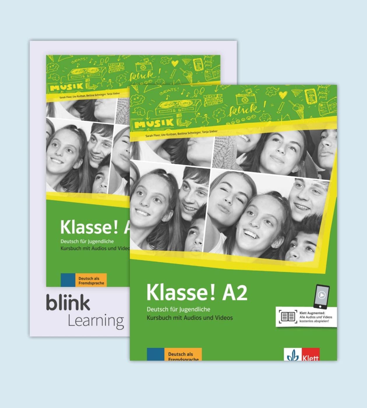 Klasse! A2 - Media Bundle BlinkLearning: Deutsch für Jugendliche. Kursbuch mit Audios/Videos inklusive Lizenzcode BlinkLearning (14 Monate) (Klasse!: Deutsch für Jugendliche) General education