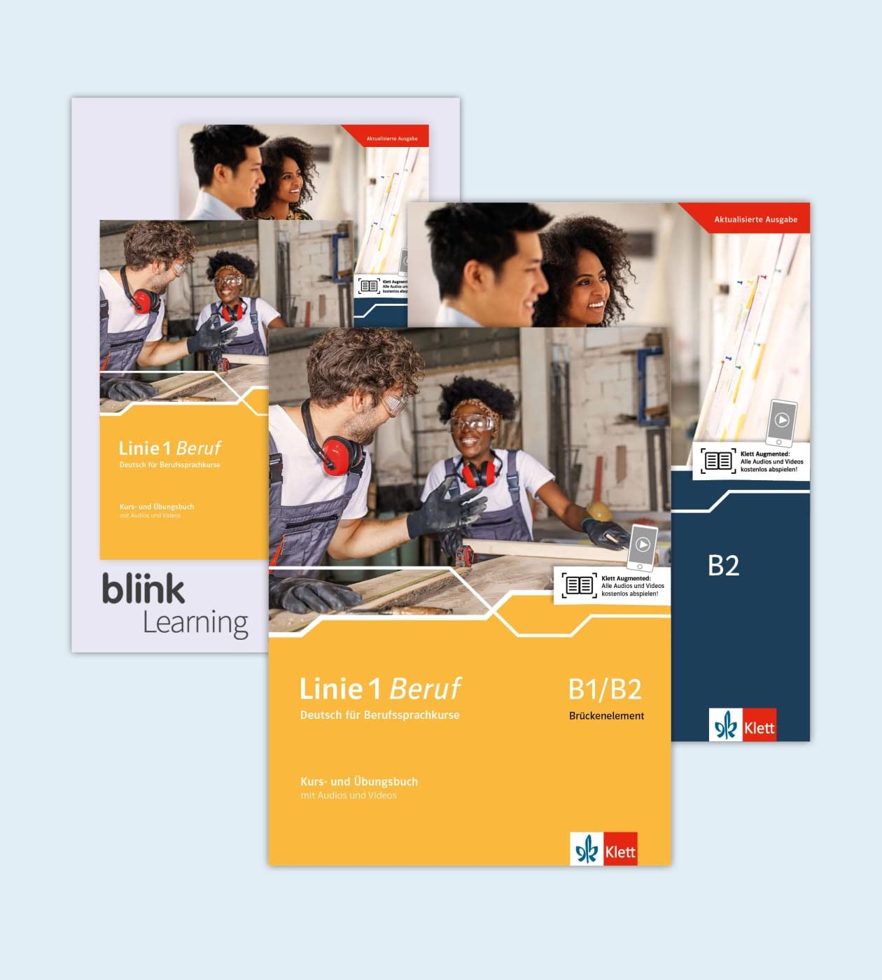 Linie 1 Beruf B1/B2 und B2 - Media Bundle BlinkLearning: Deutsch für Berufssprachkurse. Kurs- und Übungsbücher zu B1/B2 Brückenelement und B2 mit ... 1 Beruf: Deutsch für Berufssprachkurse) Foreign Languages ​​& Dictionaries