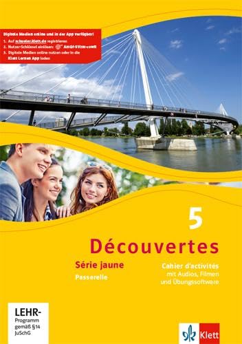 Découvertes 5. Série jaune (ab Klasse 6): Cahier d'activités mit Audios, Filmen und Übungssoftware 5. Lernjahr (Découvertes. Série jaune (ab Klasse 6). Ausgabe ab 2012) Foreign Languages ​​& Dictionaries