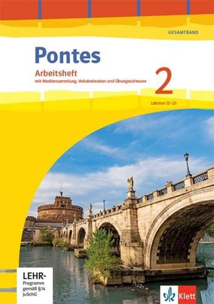 Pontes Gesamtband 2: Arbeitsheft mit Mediensammlung, Vokabeltrainer und Übungssoftware 2. Lernjahr (Pontes Gesamtband. Ausgabe 2020) Foreign Languages ​​& Dictionaries