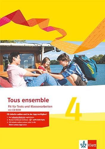 Tous ensemble 4. Fit für Tests und Klassenarbeiten mit Lösungen und Mediensammlung Foreign Languages ​​& Dictionaries
