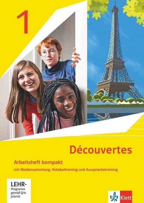 Découvertes 1. Arbeitsheft kompakt mit Mediensammlung, Vokabeltraining und Aussprachetraining 1. Lernjahr Foreign Languages ​​& Dictionaries