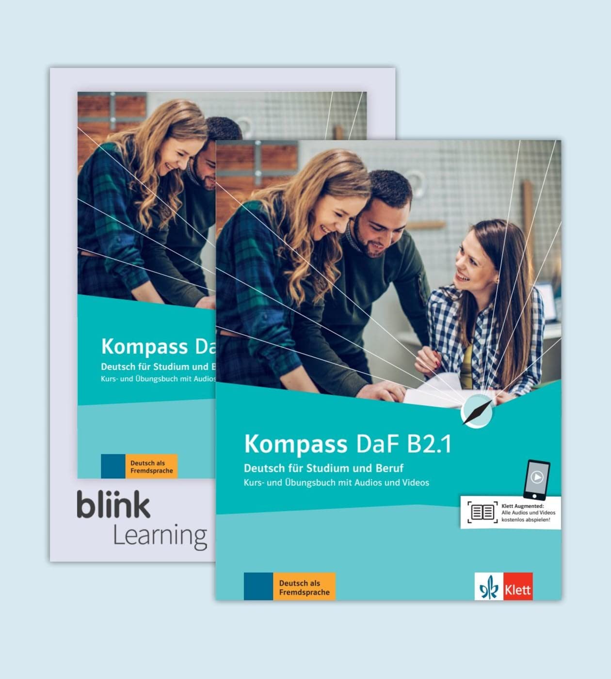 Kompass DaF B2.1 - Media Bundle BlinkLearning: Deutsch für Studium und Beruf. Kurs- und Übungsbuch mit Audios/Videos inklusive Lizenzcode ... (Kompass DaF: Deutsch für Studium und Beruf) Foreign Languages ​​& Dictionaries