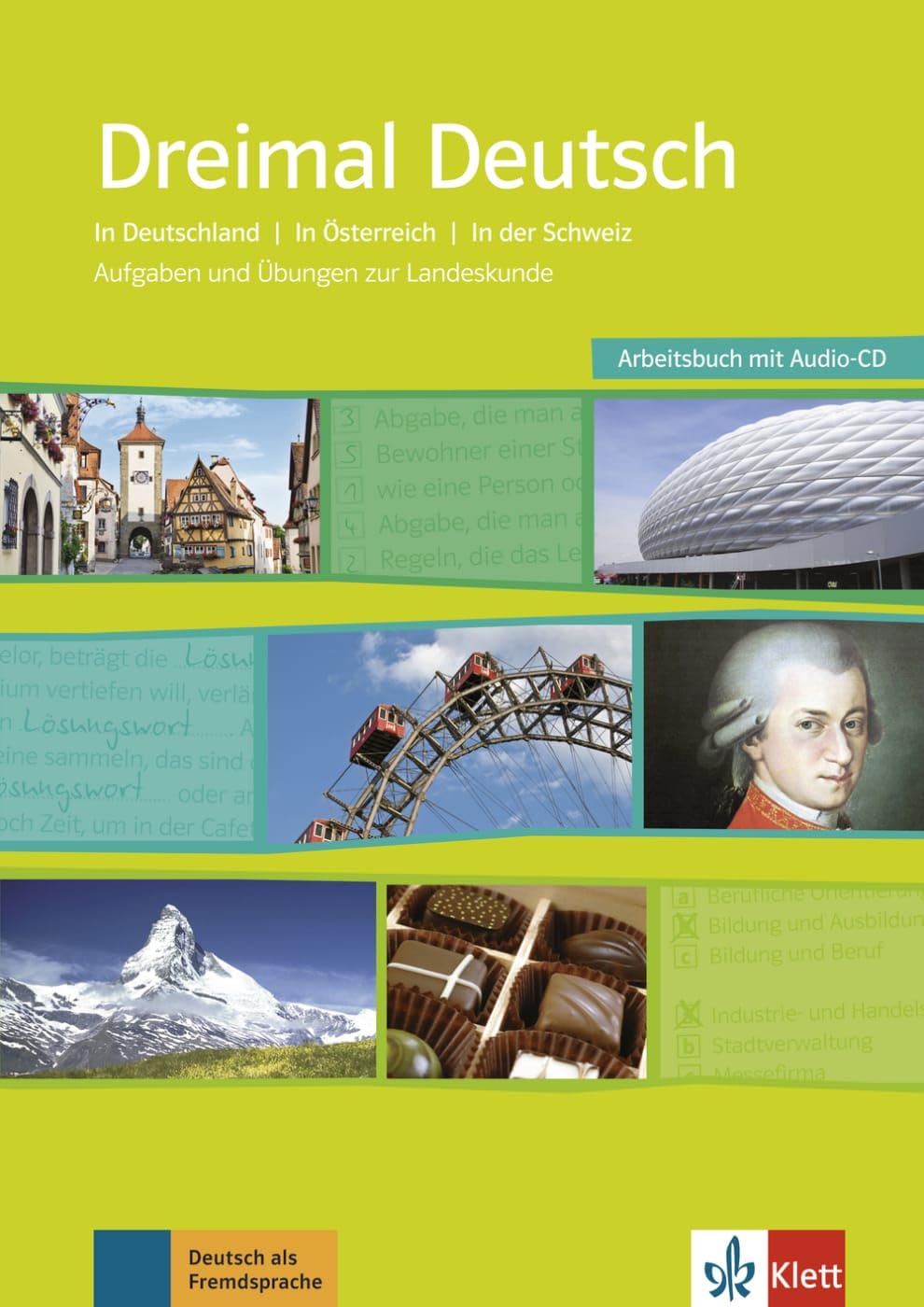 Dreimal Deutsch: Arbeitsbuch + Audio-CD Books