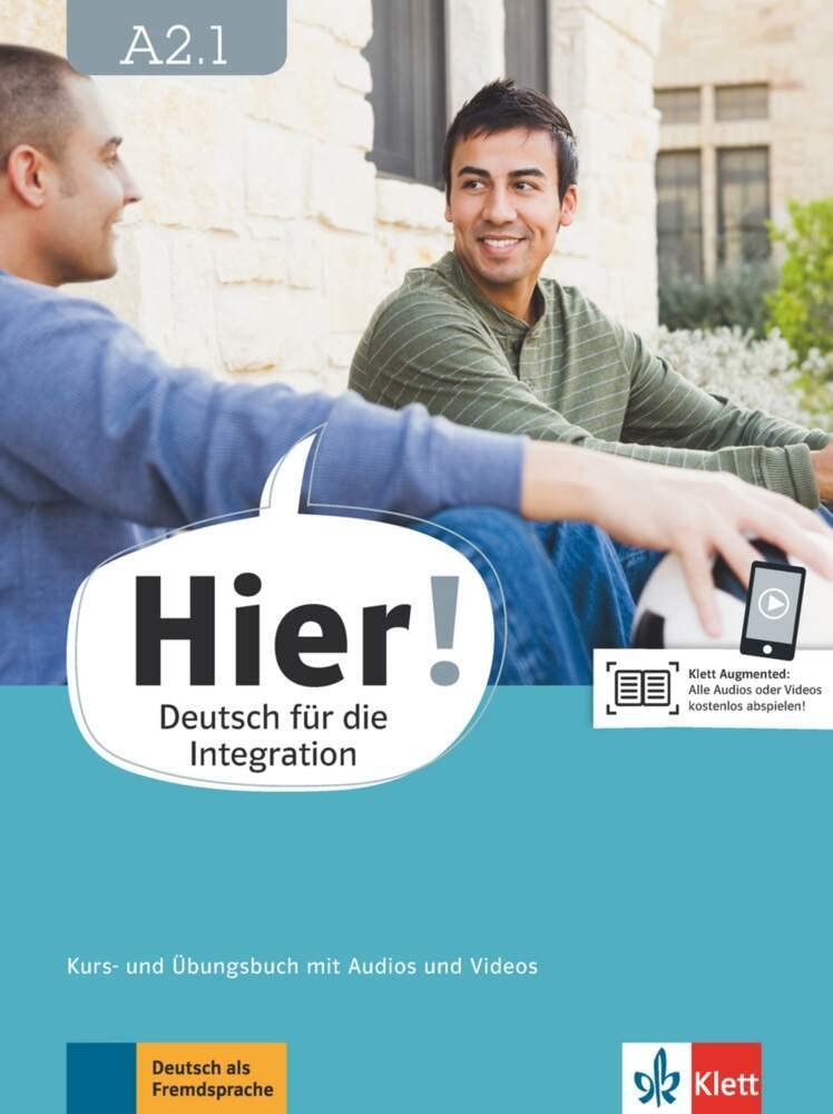 Hier! A2.1. Kurs- und Übungsbuch mit Audios und Videos Foreign Languages ​​& Dictionaries