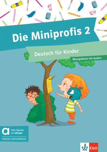 Die Miniprofis 2, Deutsch für Kinder : Ubungsblock mit Audios book