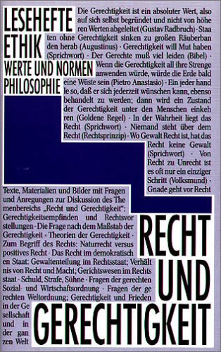 Lesehefte Ethik, Recht und Gerechtigkeit Law