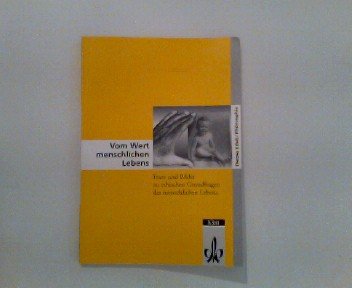 Product Image: Vom Wert menschlichen Lebens