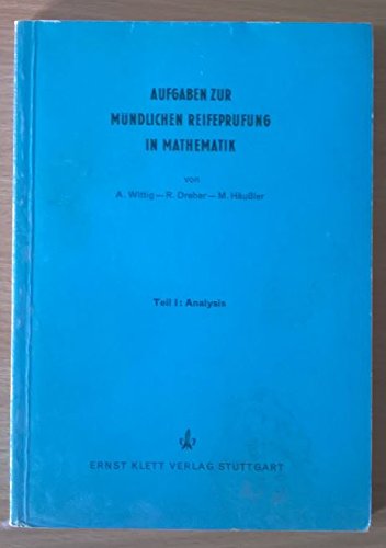 Aufgaben zur mündlichen Reifeprüfung in Mathematik Mathematics