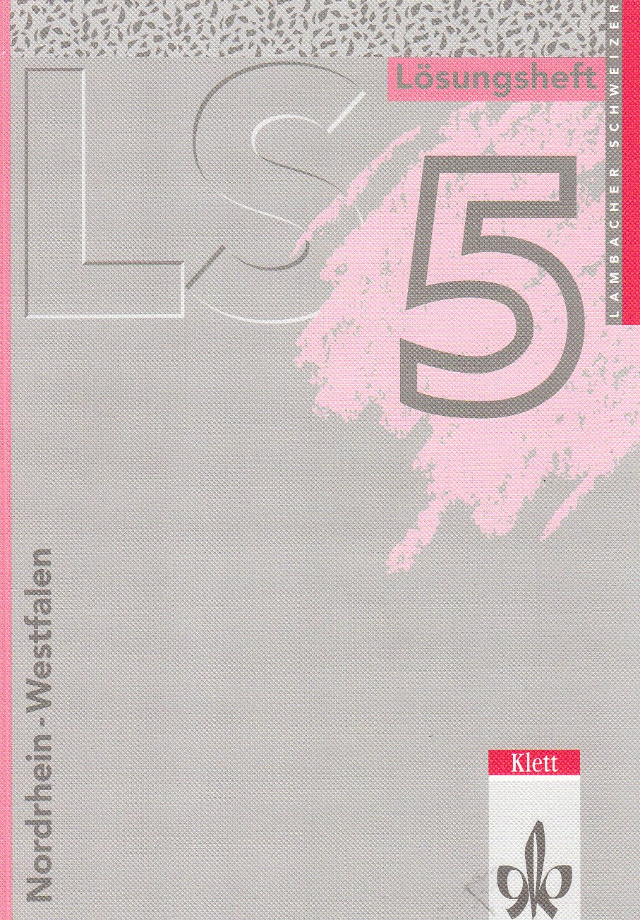 Lambacher Schweizer - Ausgabe für Nordrhein-Westfalen: Lambacher-Schweizer, Ausgabe Nordrhein-Westfalen, EURO, 5. Schuljahr, DM Study Guides
