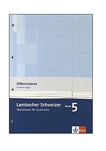 Lambacher Schweizer. 5. Schuljahr. Differenzieren. Kopiervorlagen Study Guides