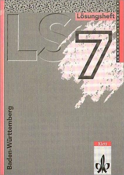 Lambacher-Schweizer, Ausgabe Baden-Württemberg, 7. Schuljahr. Lösungsheft. Study Guides