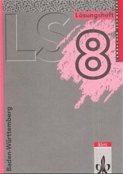Lambacher Schweizer - Ausgabe für Baden-Württemberg - Neubearbeitung: Lambacher-Schweizer, Ausgabe Baden-Württemberg, 8. Schuljahr Study Guides