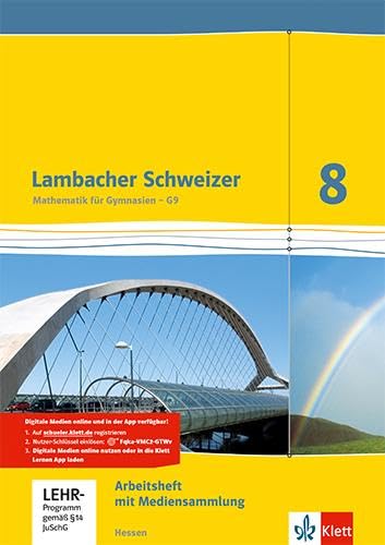 Lambacher Schweizer Mathematik 8 - G9. Ausgabe Hessen: Arbeitsheft mit Lösungen und Mediensammlung Klasse 8 (Lambacher Schweizer. Ausgabe für Hessen ab 2013) Study Guides
