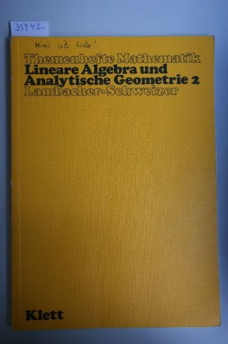 Lambacher-Schweizer, Lineare Algebra und Analytische Geometrie 2, Schülerbuch Learning & Reference
