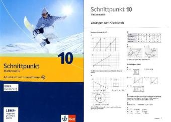 Schnittpunkt. Mathematik für Realschulen (allgemeine Ausgabe. Arbeitsheft plus Lösungsheft und Lernsoftware 10. Schuljahr Study Guides