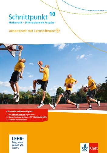 Schnittpunkt Mathematik 10. Arbeitsheft mit Lösungsheft und Lernsoftware Klasse 10. Differenzierende Ausgabe Study Guides