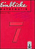 Einblicke Mathematik - Ausgabe für Rheinland-Pfalz. Bisherige Ausgabe: Einblicke Mathematik, Ausgabe Rheinland-Pfalz, EURO, 7. Schuljahr Study Guides