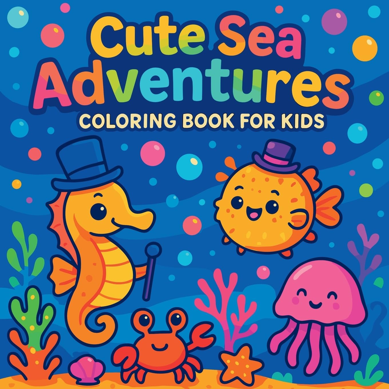Cute Sea Adventures - Coloring Book for Kids Tiptoi & Games