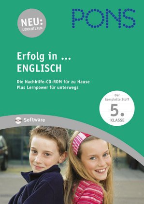 PONS Erfolg in Englisch, 5. Klasse, 1 CD-ROM Die Nachhilfe CD für zu Hause Books