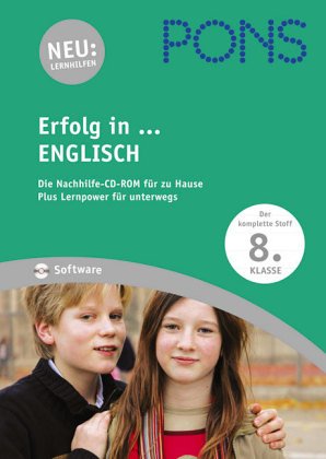 PONS Erfolg in Englisch, 8. Klasse, 1 CD-ROM Die Nachhilfe CD für zu Hause Books